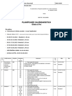 Planificare CLR 2B Calendaristica Si Unitatea 1