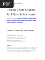 Graphic Design Solutions 5th Edition Robin Landa Solutions Manual 1