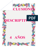 Conclusiones Descriptivas Estandarizadas