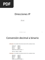 Direcciones IP v4