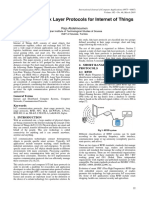 A Review of Link Layer Protocols For Int