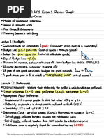 Econ 401 Exam 1