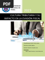 Cultura Tributaria-Evasion Fiscal 1