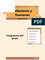 Relaciones y Funciones: Ejercicios Resueltos