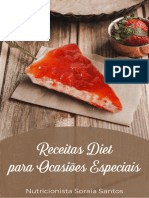 Receitas Diet para Ocasioes Especiais