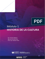 Módulo 1. PDF Historia de La Cultura