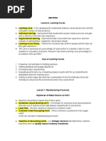 Midterm Operation Management