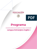 Programa Inglés I