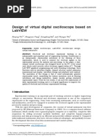 Design of Virtual Digital Oscilloscope Based On