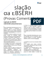 Provas Comentadas - Legislação Da Ebserh (Segunda, Às 20h)