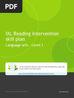 2.ixl Reading Intervention Level 1