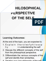 Philosophical Perspective of The Selfpdf