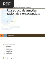 Aula Funções Racionais Exponenciais