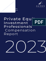 Altus Partners Investment Professionals - Compensation Report 2023