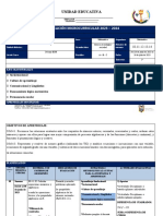 Planificación Semana 10-11-12-13-14 Matemática 10mo EGB