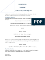 Comparative and Superlative Adjectives