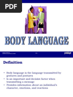 Training Body Language