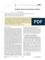 Modulation of Gut Microbiota Brain Axis by Probiotics, Prebiotics, and Diet