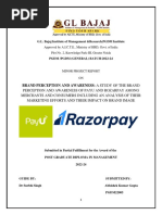 Brand Perception and Awareness of Payu and Rozarpay