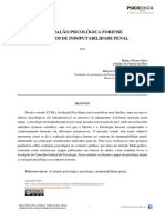 Avaliação Psicológica Forense Nos Casos de Inimputabilidade Penal