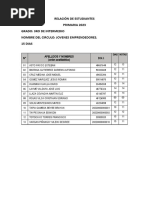 Dias y Notas - Marzo