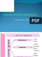 Ragam Bahasa Indonesia