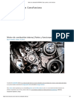 Motor de Combustión INTERNA - Tipos, Partes y Como Funciona