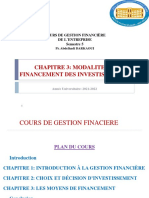 COURS-Gestion Financière-CH3-Modalités de financement-DARKAOUI - S5-2021-22