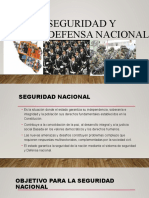 PresentaciÃ N (2) Seguridad Nacional y Defensa