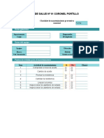 Ejemplo de Checklist de Mantenimiento