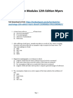 Psychology in Modules 12th Edition Myers Test Bank 1