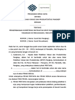 Perjanjian Kerja Sama - Pemagangan Instruktur