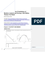 Managerial Economics Foundations of Business Analysis and Strategy 12th Edition Thomas Test Bank Download