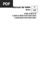 Manual de Taller: Motor 4.3Gl-A/B/C/D 4.3Gxi-A/B (F) /C (F) /D (F) /E (F) 4.3Osi-B (F) /C (F) /D (F) /E (F) C 2