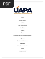 Tarea 2 de Introducción A La Psicoterapia