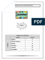 2023 Grade 12 Mathematics Homework