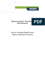 Ejercicio Práctico Fuentes de Financiamiento