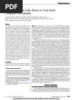 A New Periapical Index Based On Cone Beam Computed Tomography