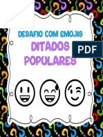 Ditados Populares - Desafio Com Emojis