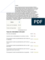 LA CRIMINALIDAD EN EL ECUADOR 6 de Junio