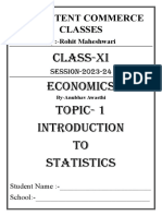 1 - Introduction To Statistics