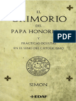 El Gran Grimorio Del Papa Honorio