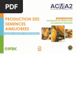 Fiche Technique 1 Techniques de Production de Semences Ameliorees Certifiees Techniques of Production of Certified Improved Seeds