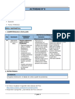 1° Grado - Actividad Del Dia 07 de Julio