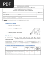 Guía de Aprendizaje, Razón y Proporción, 7° Básico Nº2 7ºb - 7º D