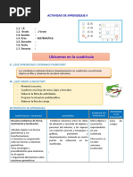 D4 A1 SESION MAT. Ubicamos en La Cuadrícula