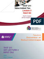 2023 VATLecture3 Input Tax