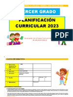 3° Grado - Programación Anual 2023 Miriam