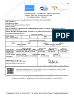 Formato Unico de Extracto Del Contrato Del Servicio Publico de Transporte Terrestre Automotor Especial