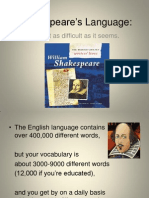 Shakespeare's Language